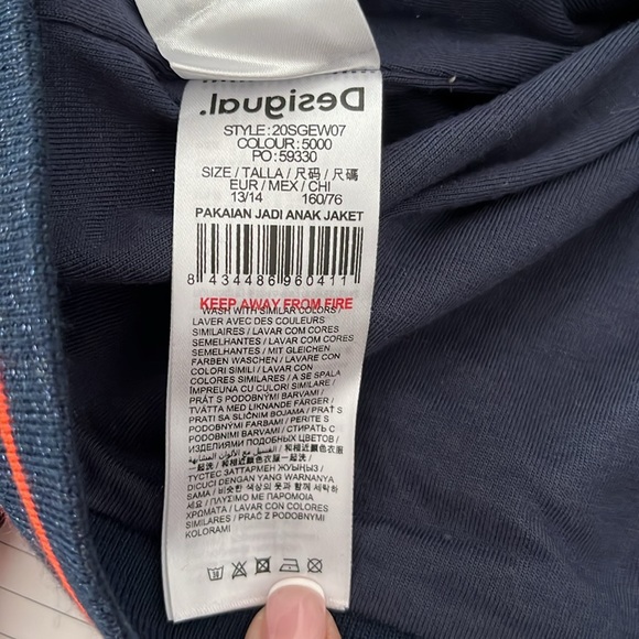 DESIGUAL BLUE FLORAL BOMBER - Picture 11 of 16